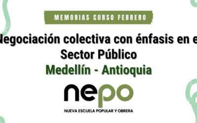 Memorias: Negociación colectiva con énfasis en el Sector Público