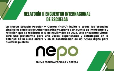 RELATORÍA II ENCUENTRO INTERNACIONAL DE ESCUELAS